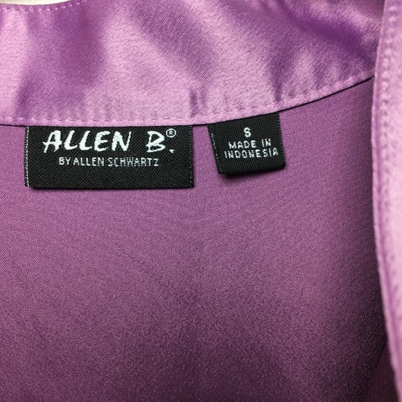 Beautiful Lavender Blouse Allen B SZ Small - ST3 - Picture 4 of 4